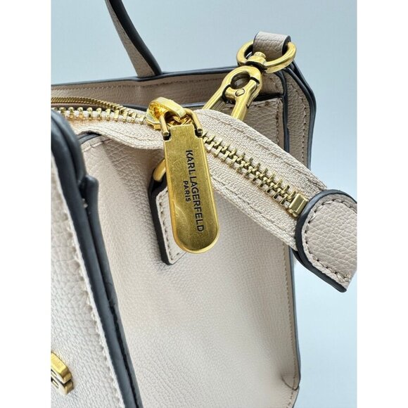 KARL LAGERFELD Paris Maybelle Characters small satchel crossbody - Shell / Beige - Picture 12 of 16